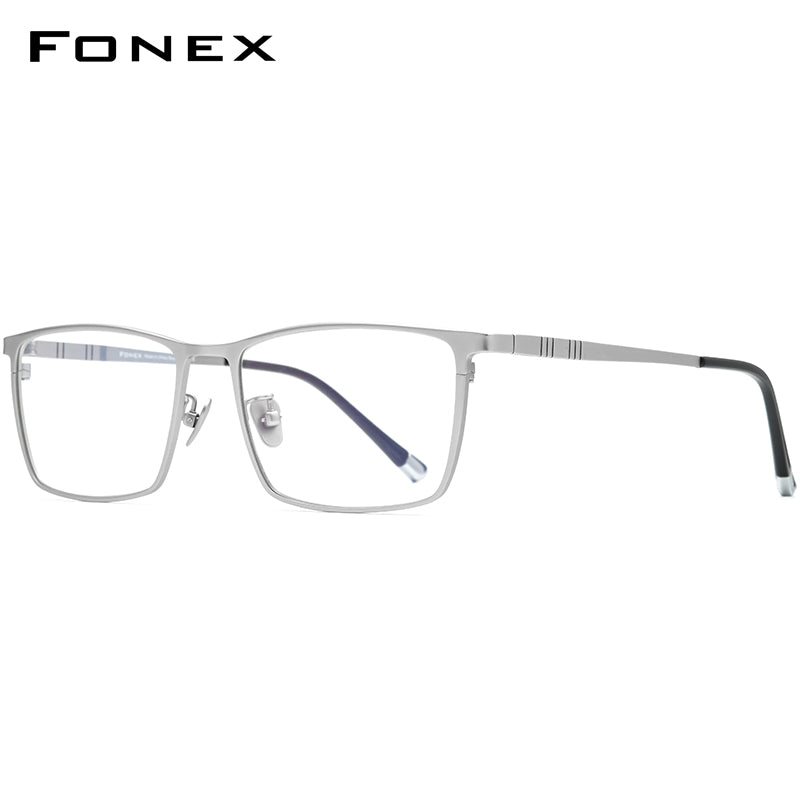 FONEX Titanium Glasses Frame Men Square Eyeglasses F85641 – FONEX 