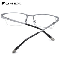 FONEX Kính Titan Gọng Kính Mắt Vuông Nam F85640
