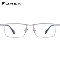 FONEX Titanium Glasses Frame Men Square Eyeglasses 85911