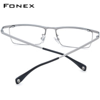 FONEX Titanium Glasses Frame Men Square Eyeglasses 85911