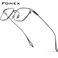 FONEX Titanium Glasses Frame Men Square Eyeglasses ACT-Seven
