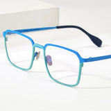FONEX Titanium Glasses Frame Men Square Eyeglasses  F85781