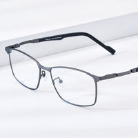 FONEX Titanium Glasses Frame Men Square Eyeglasses 85916