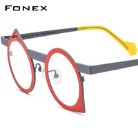 FONEX Pure Titanium Glasses Frame Women Eyeglasses F85801