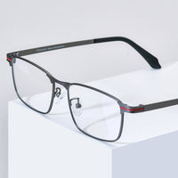 FONEX Titanium Glasses Frame MenSquare Eyeglasses 85928