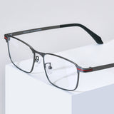FONEX Titanium Glasses Frame MenSquare Eyeglasses 85928