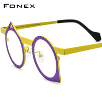 FONEX Pure Titanium Glasses Frame Women Eyeglasses F85801