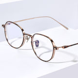 FONEX Pure Titanium Glasses Frame Men Square Eyeglasses F8316