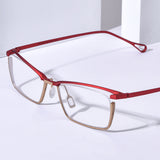 FONEX Titanium Glasses Frame Men Square Eyeglasses 85819