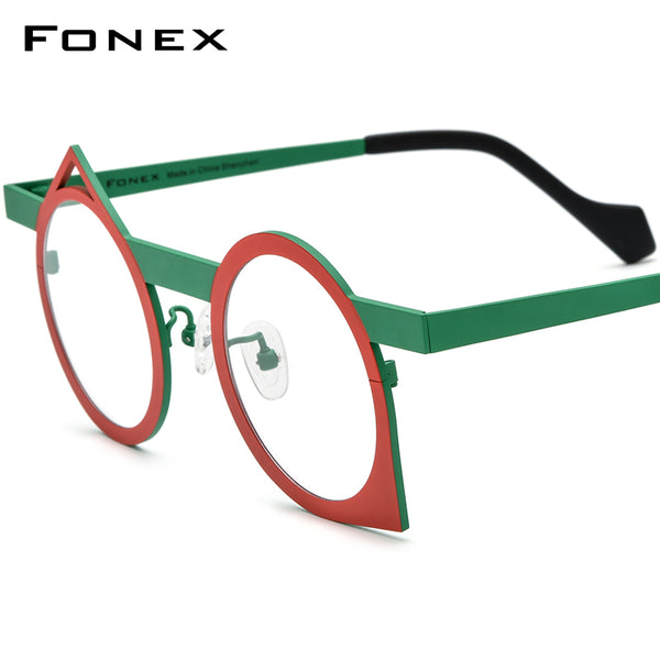 FONEX Pure Titanium Glasses Frame Women Eyeglasses F85801