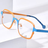 FONEX Titanium Glasses Frame Men Square Eyeglasses F85805