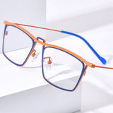 FONEX Titanium Glasses Frame Men Square Eyeglasses F85794