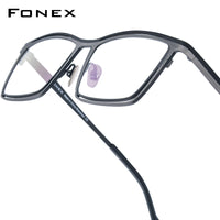 FONEX Titanium Glasses Frame Women Square Eyeglasses F85765
