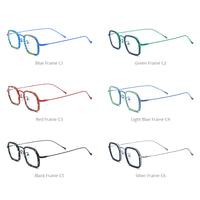FONEX Acetate Titanium Glasses Frame Men Square Eyeglasses 85894