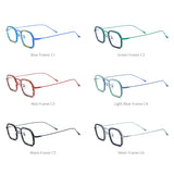 FONEX Acetate Titanium Glasses Frame Men Square Eyeglasses 85894