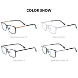 FONEX Titanium Glasses Frame Men Square Eyeglasses 85915