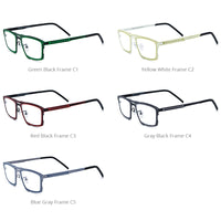 FONEX Pure Titanium Glasses Frame Men Square Eyeglasses 85925