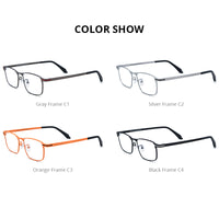 FONEX Titanium Glasses Frame MenSquare Eyeglasses 85928
