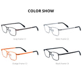 FONEX Titanium Glasses Frame MenSquare Eyeglasses 85928