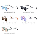 FONEX Titanium Women Cat Eye Polarized Sunglasses 85936T