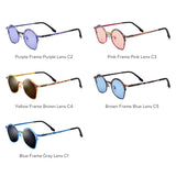 FONEX Titanium Women Cat Eye Polarized Sunglasses 85937T
