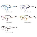 FONEX Pure Titanium Glasses Frame Women Cat Eye Eyeglasses 85937
