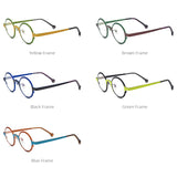 FONEX Titanium Glasses Frame Women Round Eyeglasses F85771