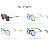 FONEX Colorful Acetate Titanium UV400 Polarized Sunglasses F85786T