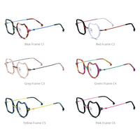 FONEX Acetate Titanium Glasses Frame Men Irregular Eyeglasses F85842