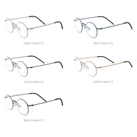 FONEX Titanium Glasses Frame Men Screwless Eyeglasses F85885