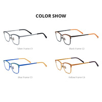 FONEX Titanium Glasses Frame Men Square Eyeglasses F85902