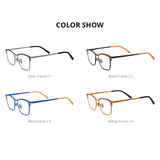 FONEX Titanium Glasses Frame Men Square Eyeglasses F85902