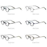 FONEX Pure Titanium Glasses Frame Men Square Eyeglasses KMN-186