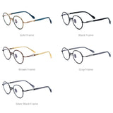 FONEX Acetate Titanium Glasses Frame Men Retro Round Eyeglasses Methone