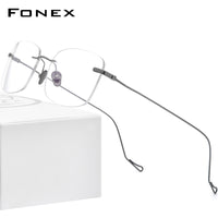 FONEX Titan Randlose Brille Damen Brillengestell 8559