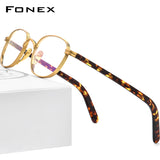 FONEX Titan Brillengestell Herren Quadratische Brille F85653