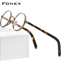 FONEX Titan Brillengestell Herren Ovale Brille F85650