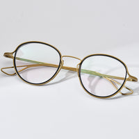 FONEX Titanium Ineer Ring Glasses Frame Men Round Eyeglasses F85688