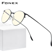 FONEX Anti-Blaulichtblocker-Brille aus Titanlegierung FAB016