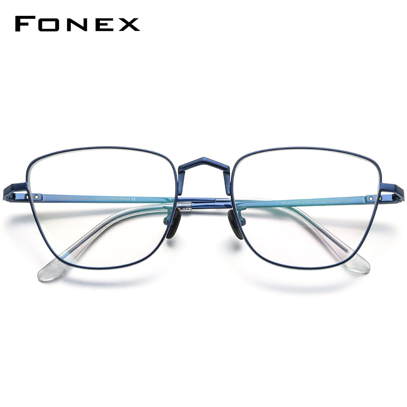 FONEX Titanium Glasses Frame Women Cateye Eyeglasses 8532 – FONEX ...