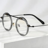 FONEX Acetat Titan Brillengestell Männer Optische Brillen F85678