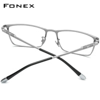 FONEX Titanium Glasses Frame Men Square Eyeglasses F85641