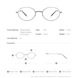 FONEX Legierung Brillengestell Männer Myopie Optische schraubenlose Brille F1028