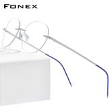FONEX Titan Randlose Brille Damen Brillengestell 8563