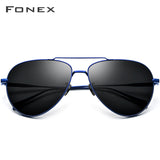 FONEX Titanium Men Polarized Sunglasses 8507