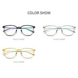 FONEX Titanium Glasses Frame Men Square Eyeglasses F85656