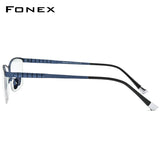 FONEX Titan Brillengestell Herren Quadratische Brille F85640