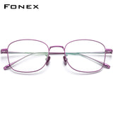 FONEX Titan Brillengestell Herren Quadratische Brille F85652