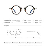 FONEX Acetat Brillengestell Herren Polygon Optical Eyewear F85677