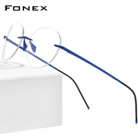 FONEX Titan Randlose Brille Damen Brillengestell 8563